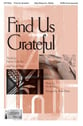 Find Us Grateful SATB choral sheet music cover